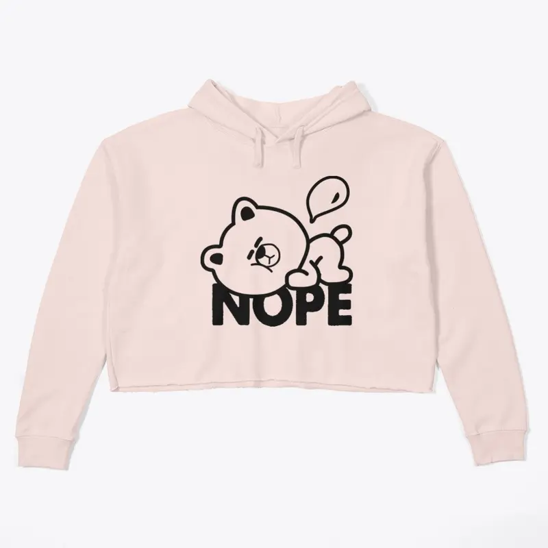 Nope Bear Hoodie